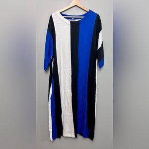 Anthropologie Peter Som Color Block Midi Dress Size Small